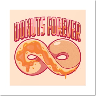 Donuts Forever! Posters and Art